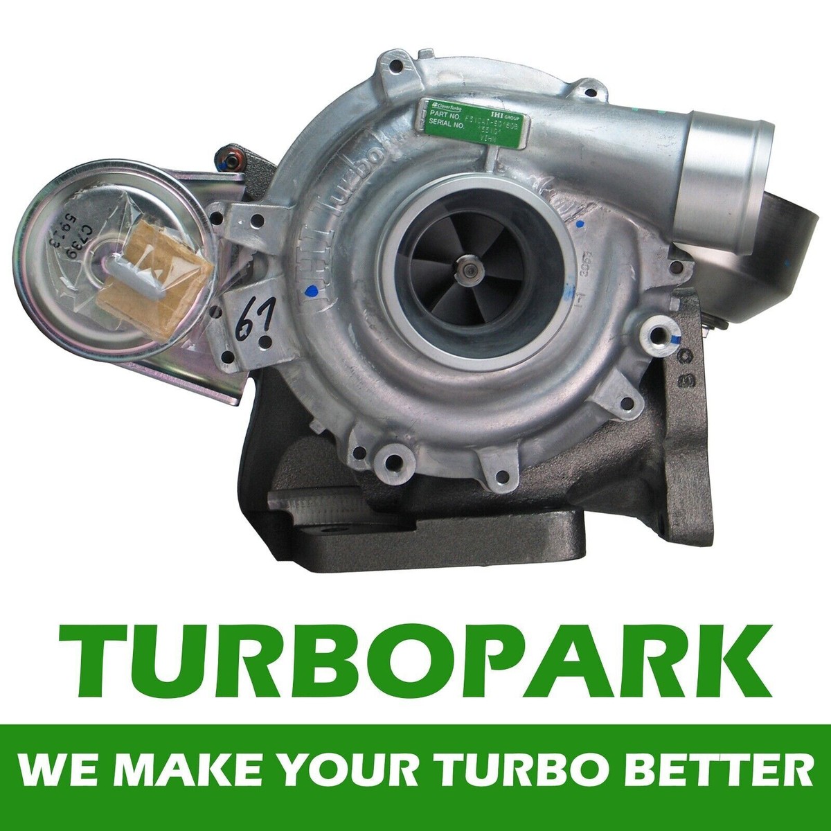 mouP3121 NEW OEM IHI RHF5 Turbo Isuzu D-MAX 4JK1 2.5L Diesel 8981506883 V