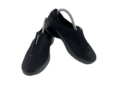 BZEES Sneakers Women M MAJESTIC Shoes black Zipper Slipon