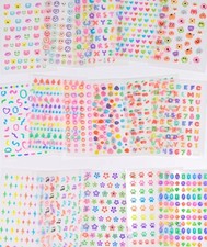 1 Sheet jelly Nail Art Stickers Cute Colorful Jelly Nail Stickers