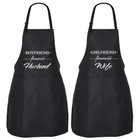 Zulay Funny Aprons For Men, Women & Couples - 2 Pack