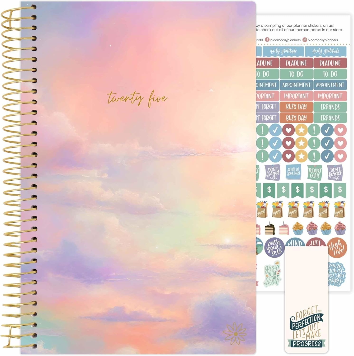 2025 Calendar Year Day Planner (January 2025 - December 2025) - 5.5” X 8.25” - W