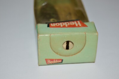 Vintage Heddon Lucky 13 Crankbait Superficie Bull Frog 5/8 Oz - Nuovo In Scatola (NOS)