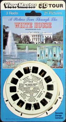 The White House Washington D.C. 3d View-Master 3 Reel Packet NEW SEALED
