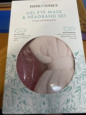 Paper Source Soothing Therapeutic Beaded Gel Eye Mask  Therapy- Relieve Stress