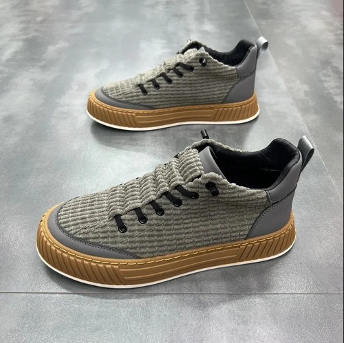 High Top Suede Board Shoes for Men - Breathable Casual Sneakers