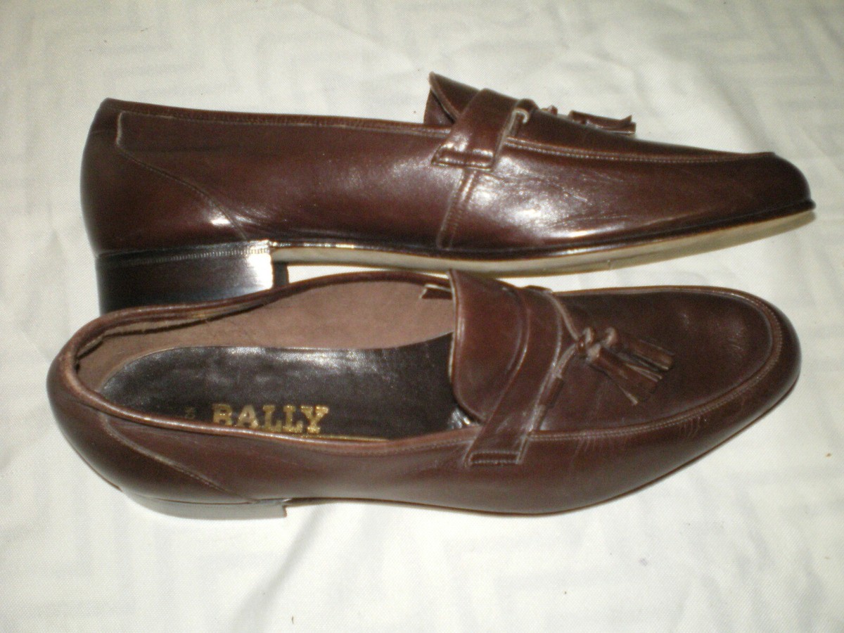 NEW Bally Avalon Made in Switzerland Brown Leather Loafer  display picture 3