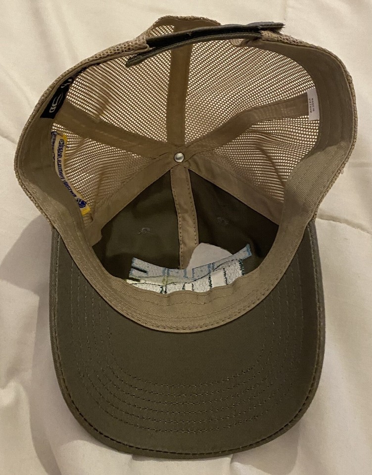 Twin Hills Equipment New Holland Agriculture Green Beige Hat Cap Mesh