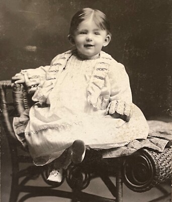 Antique Cabinet Photo Baby Relative of J.G. Jones Canton Stark Co OH Rief Studio