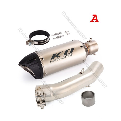 Slip On Exhaust Black Muffler Modified for Duke 390 250 125 Adventure 2020-2023 - Bild 4 von 13