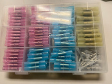 290pc Heat Shrink Butt Wire Splice Connectors Seal Crimp Terminal Waterproof kit