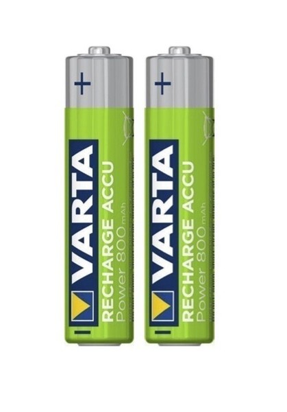 2 X Varta Power Akkus Aaa 800 Mah Micro FüR Zb Telefon Gigaset 2 StüCk Accus-image