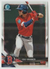 2018 Bowman Chrome Prospects #BCP154 Cole Brannen Baseball Card Boston Red Sox