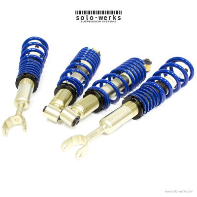 Solo Werks Coilovers - Audi A4 & S4 B5 Quattro - 1995 to 2001 Sedan & Avant 