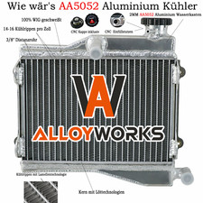Aluminium  Kühler Motorkühler Für Yamaha RD250 RD350 LC 4L0 4L1 1980-1985 1983