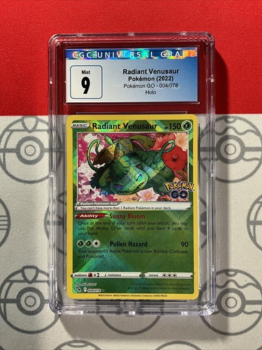 Radiant Venusaur graded CGC 9 for sale on eBay