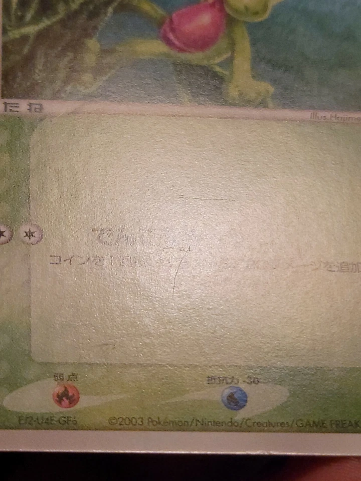 Treecko Common Japanese Magma VS Aqua: Two Ambitions 004/080 VLP front/NM back - Image 4 of 4