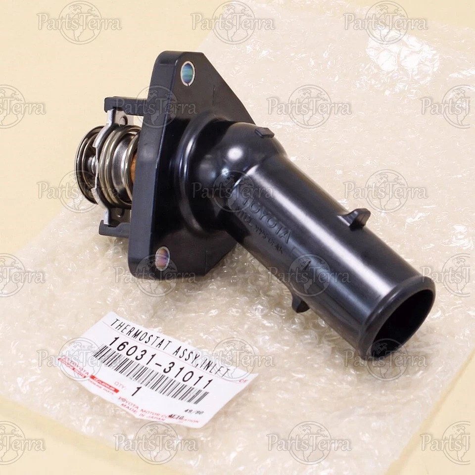 Kit termostato refrigerante motor Toyota genuino 16031-31011 OEM con carcasa 4RUNNER Foto 4 de 4