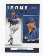 2022 PANINI ABSOLUTE RETAIL BASEBALL ICONS MAX SCHERZER NEW YORK METS