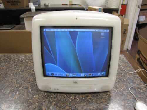 Apple iMac G3 M5521 Blue Dalmatian PowerPC G3 600MHz 512MB 120GB HDD OS 10.4.11
