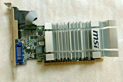 MSI NVIDIA GeForce 8400 GS 1GB SDRAM PCI-E GRAFIKKARTE DVI VGA  #GK23