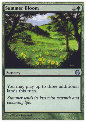 MTG SUMMER BLOOM FOIL EXC - SOMMERBLÜTE - 9TH - MAGIC