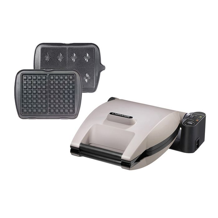 Gaufrier Lagrange gaufres et fines gaufrettes premium avec plaques amovibles
