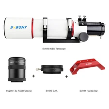 SVBONY SV550 Telescope 80mm Refractor Triplet Apochromatic DSO Photography Suit