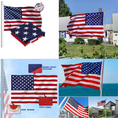 Wholesale LOT | USA 3x5ft SINGLE Embroidered & POW