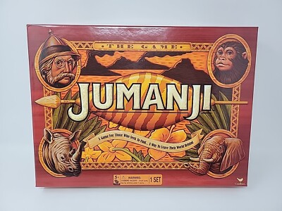Jumanji The Board Game - Board Game by Cardinal - Complete in box 2 Player
