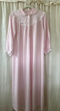 Vintage Gilead Pink Cotton Nightgown, size 36