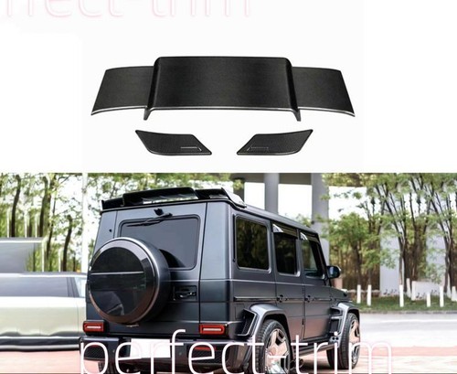 For 19-23 BenzG Class W464 G500 G550 G63 AMG Carbon Fiber Rear Wing Roof Spoiler - 第 8/14 張圖片