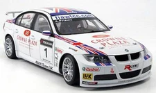BMW 320 SI TEAM UK #1 WTCC PRIAULX 2007 AUTOART 80746 1/18 SERIES 3 RACING E46