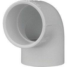 Charlotte Pipe 1-1/2 In. Slip x Slip Schedule 40 90 Deg. PVC Elbow 1/4 Bend