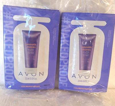 Lot #10 Avon Naked Proof Smooth Moves Anti-Cellulite Cooling Gel Sample Packets