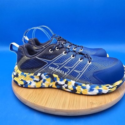 Merrell Moab Flight Carbon Fiber Toe Blue Work Sneakers Men's 8.5 NEW NWOB