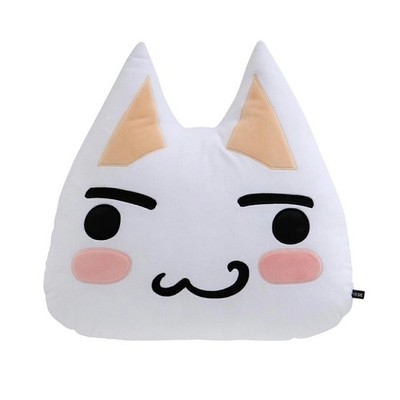 Doko Demo Issyo Toro Inoue Cat Face Cushion Plush 38cm PlayStation Japan NEW