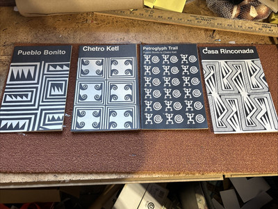 4 Vintage Booklets Pueblo Bonito, Casa Rinconada, Petroglyph Trail ...