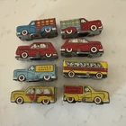 Set Of 8 Vintage Marx Tin Toys 1949