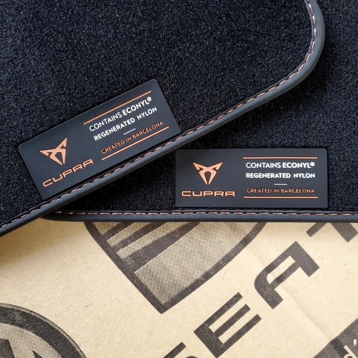 Original Cupra Formentor Velour Floor Mats Carpets Premium Leon