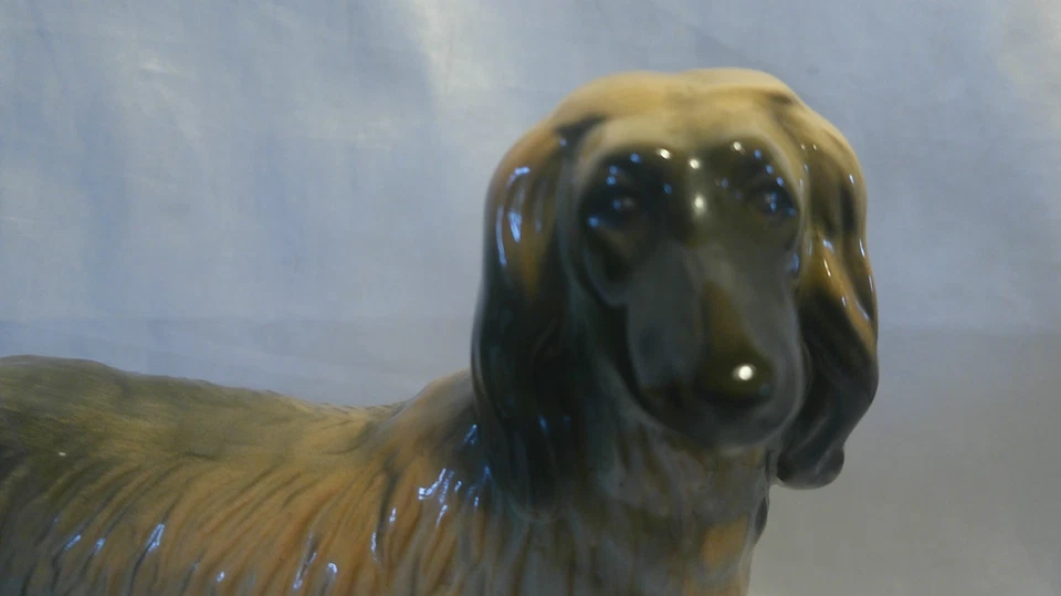 Vintage Handsome Coopercraft Afghan Hound Dog Figurine Figure Ornament - Image 2 of 4