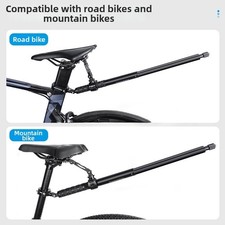 For Insta360 Action Camera Bike Mount Aluminum Alloy Extendable to 112.5cm