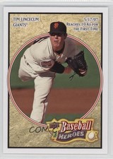 2008 Upper Deck Baseball Heroes Tim Lincecum #149 0l2