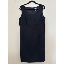 R & K Originals Black Sleeveless Career Work Dress Size 14 (A655)