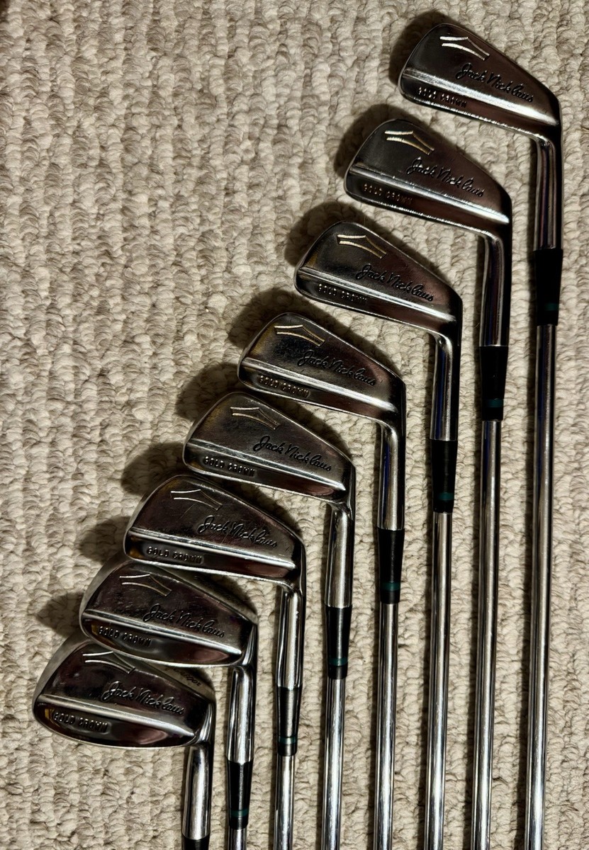 Vintage MacGregor Jack Nicklaus Gold Crown Irons 2-9 Original
