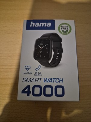 Hama Smartwatch 4000 1,65 Zoll Fitnessuhr Pulsmessung SpO2 7 Tage Akku