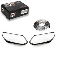 2X Scheinwerfer Glas Streuscheibe Links Rechts Set FüR VW Tiguan 5N 2011-2018
