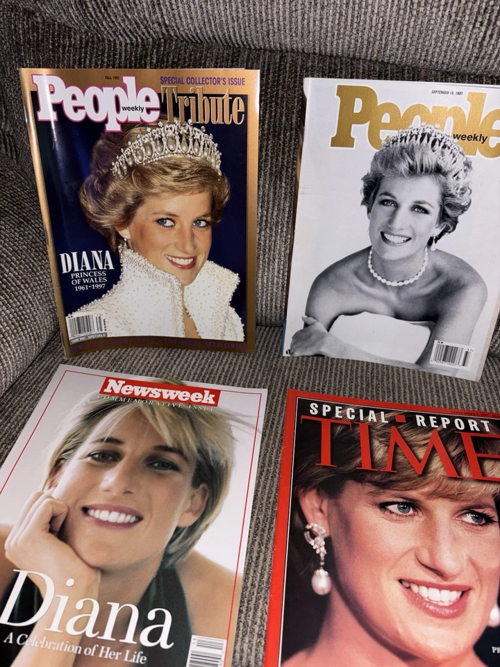 Lot of 16 Vintage PRINCESS DIANA magazines - Image 3 of 4
