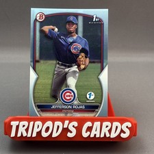 2023 Bowman 1st Edition Jefferson Rojas #BPPF-70 Sky Blue Foil Chicago Cubs