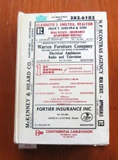 1975 Maine Mannings City Directory Saco Biddeford ME Business and Residential