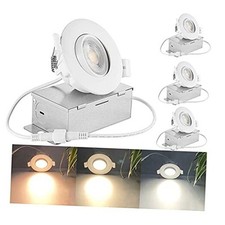 3 Inch Recessed LED Lights Canless Gimbal 3inch 3000K/4000K/5000K Selectable